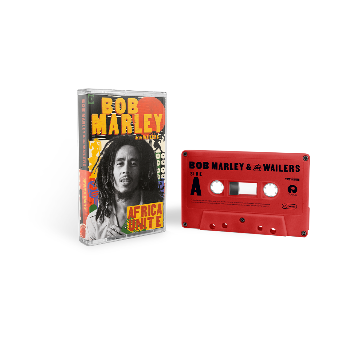 Africa Unite: Limited Edition Solid Red Cassette - Bob Marley