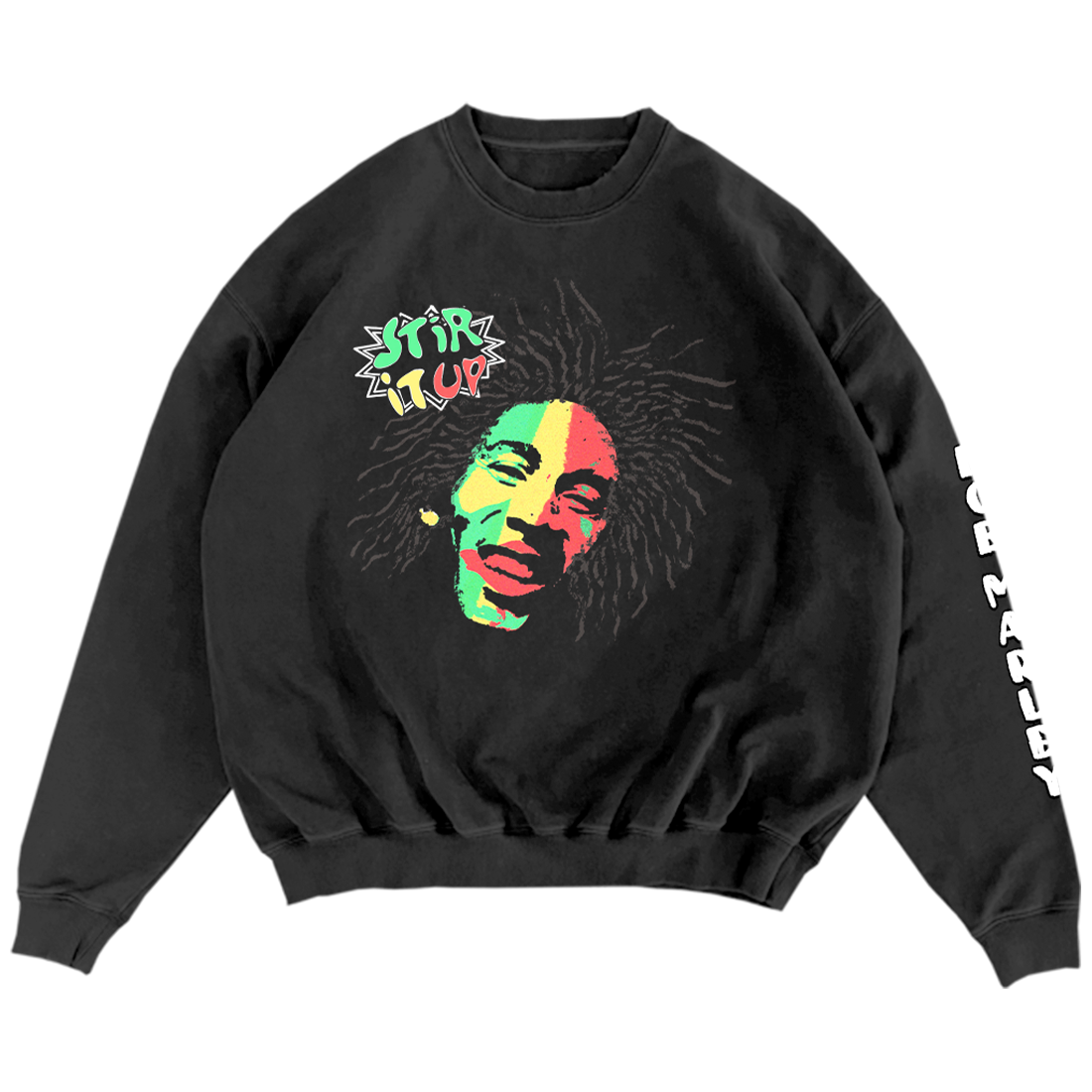 Stir it Up Crewneck Sweatshirt Bob Marley