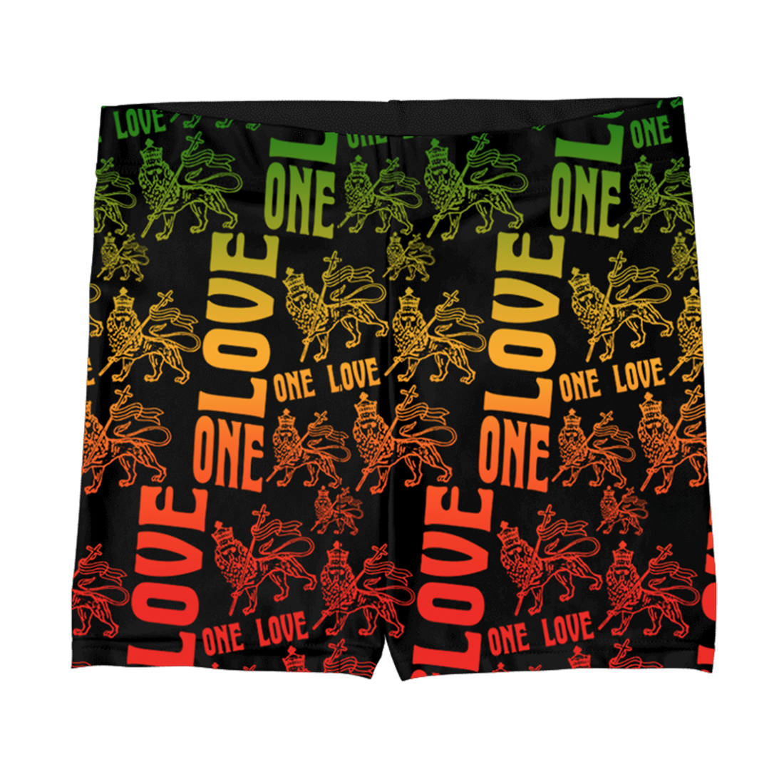 Bob Marley - One Love Rasta Bike Shorts