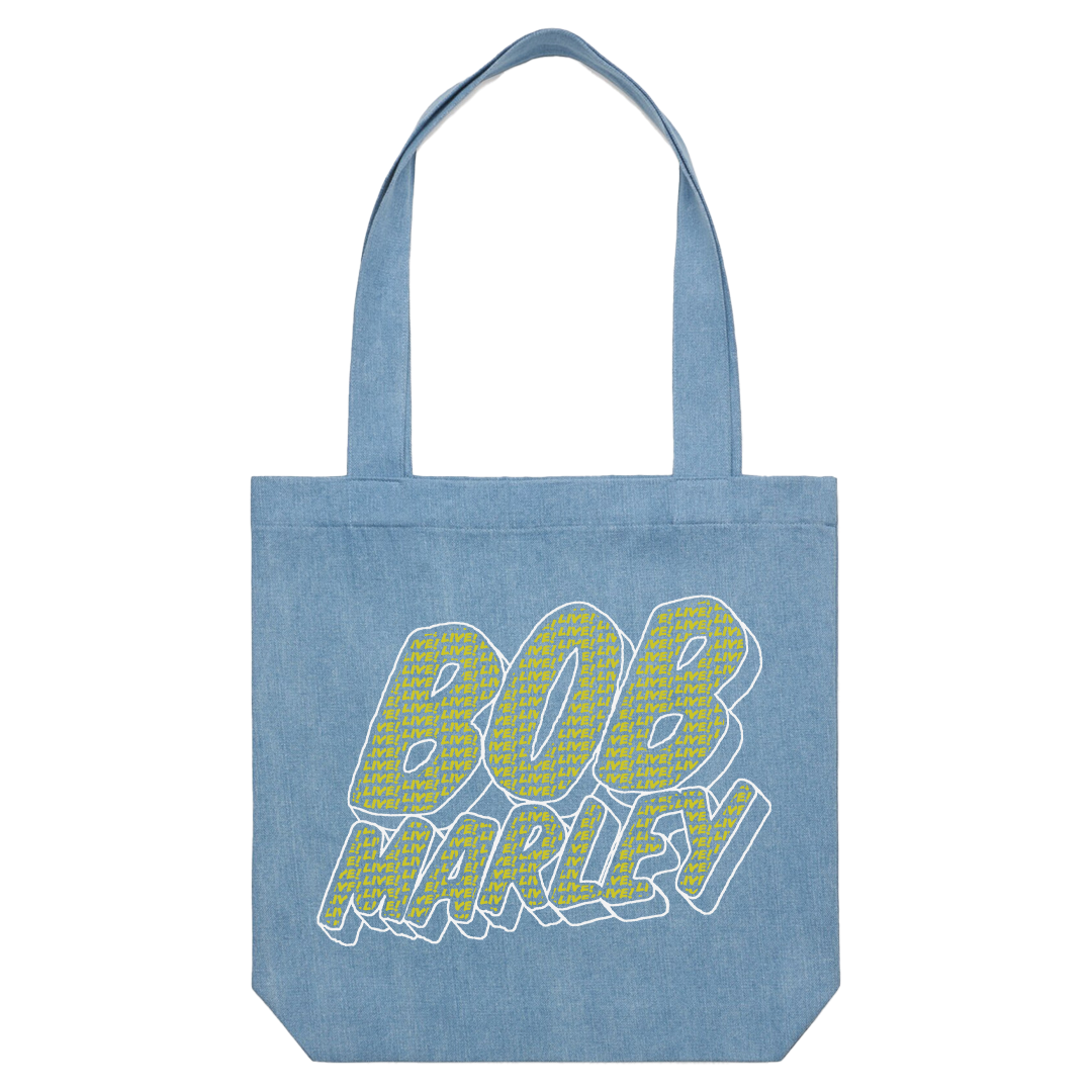 Bob Marley Estate - Denim Tote Bag