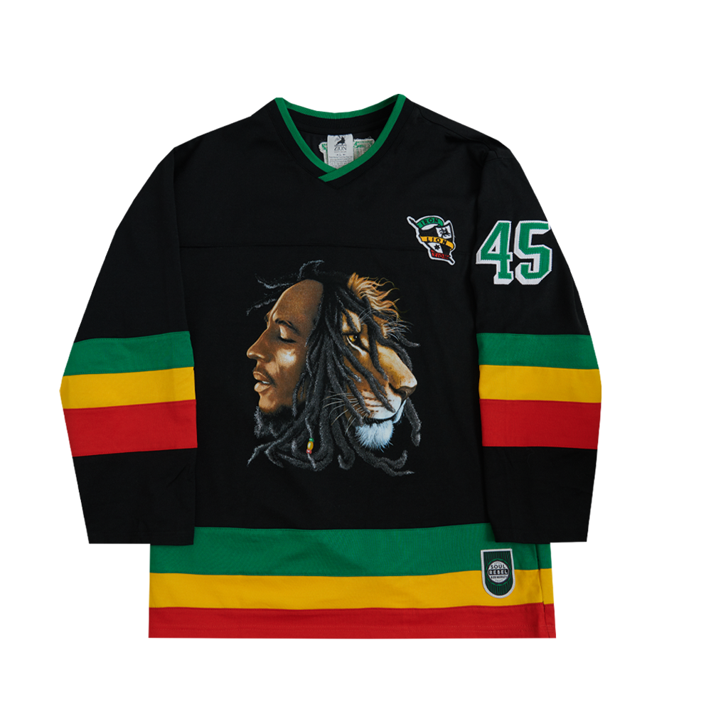 Bob Marley - Profiles Hockey Black Jersey 