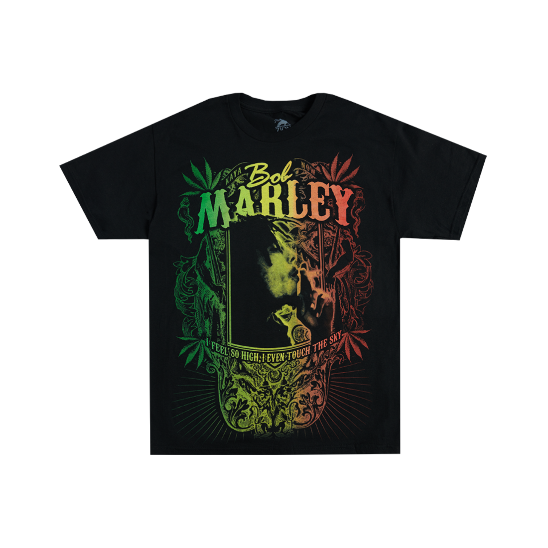 Bob Marley - Kaya Now Jumbo Black T-Shirt