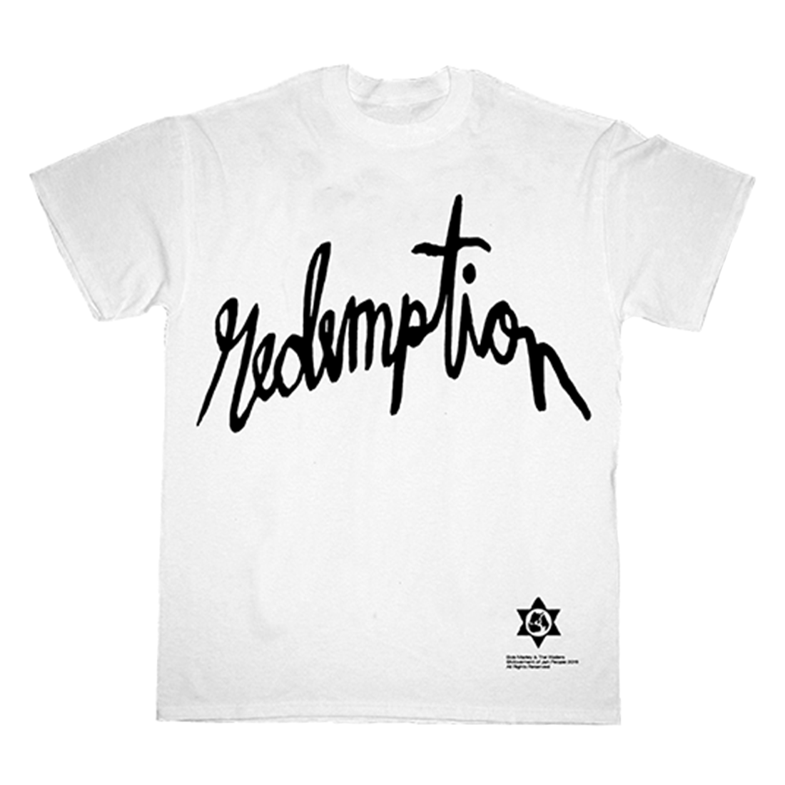 Bob Marley - Redemption Silhouette White T-Shirt